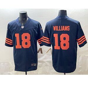 18 Caleb Williams Navy Vapor Jersey Stitched Can Choose Mens Youths